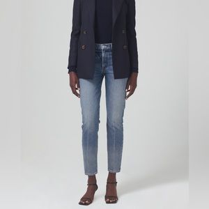 Citizens of Humanity Ella Mid Rise Slim Crop Jean In Ascent NWT